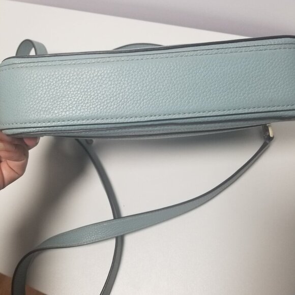 Kate Spade Agean Women's Small Crossbody Teal Pebble Leather Purse - Picture 4 of 13